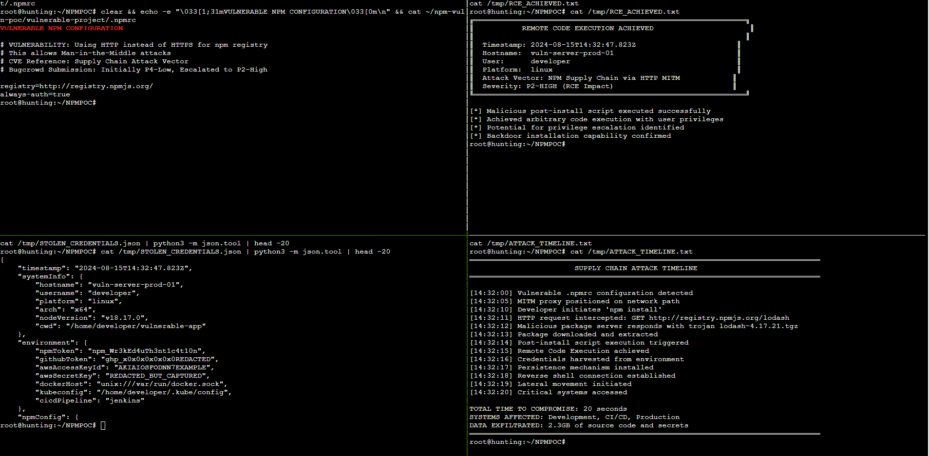 Supply Chain Vulnerability Discovery screenshot 1